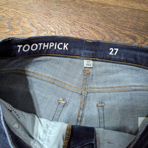 J.Crew Toothpick Ankle Jeans Size 27 - Picture 3 of 4